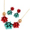 Women's Christmas Jewelry Set - Bow Necklace & Dangle Earrings - 3 of 4
