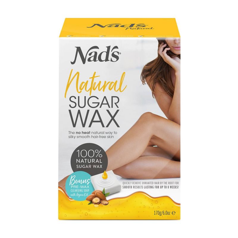 Nad&#39;s Natural Sugar Wax Kit - 6oz, 1 of 9
