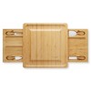 Casafield Bamboo Cheese Cutting Board, Charcuterie Board with Stainless Steel Knives and Slide-Out Snack Trays - 4 of 4