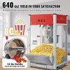 SEVOBAL Popcorn Poppers 12oz Popcorn Popper with 1440W Power and Warming Tray for Events and Parties, Red, 18.99"*32.96"*21.35" - 4 of 4