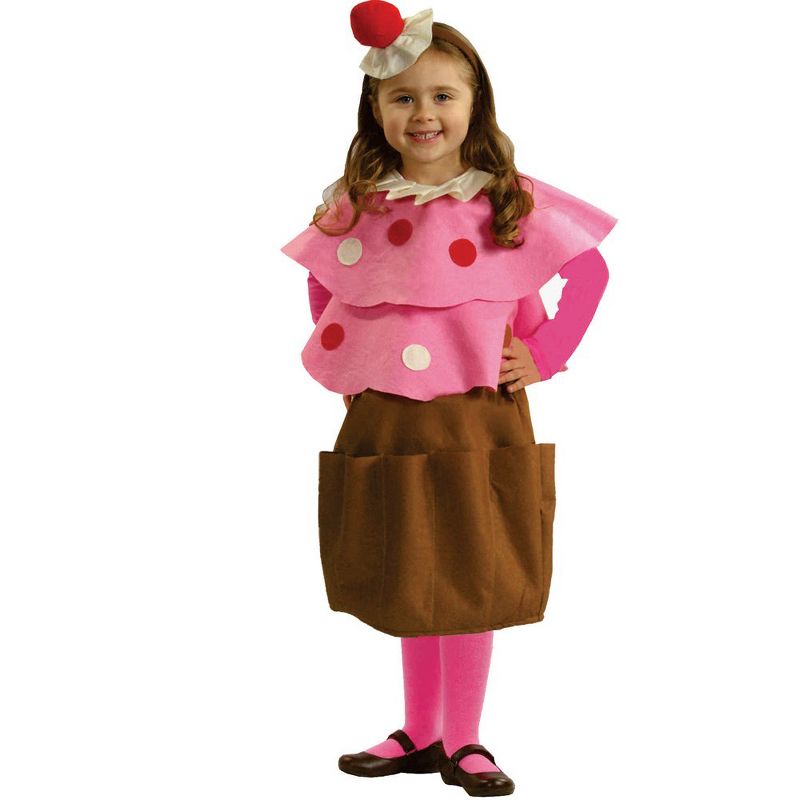 Dress Up America Pink Cupcake Costume Set for Toddlers, 1 of 2