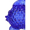 Beachcombers Blue Round Glass Fish Figurine - 2 of 3