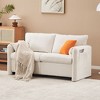 NicBex Modern Plush Chenille Single Sofa Couch with Pillows,Upholstered Ergonomic Reading Sofa Chair for Living Room,Bedroom - 2 of 4