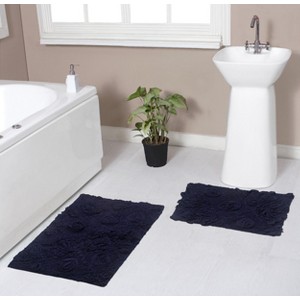 Modesto Collection Cotton Tufted Set of 2 Bath Rug Set - Home Weavers - 1 of 4