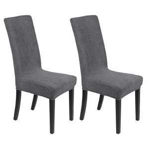 Unique Bargains Waterproof Jacquard Elastic Band Durable Dining Chair Slipcovers - 1 of 4