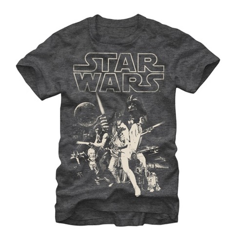 tuberculose Slechte factor grafiek Men's Star Wars Classic Poster T-shirt : Target
