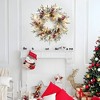 COZONY 24" Snow Scene Christmas Wreath with Lush Realistic Greenery, Weather-Resistant, Lightweight & Easy to Hang, Perfect Festive Gift for Home - 4 of 4