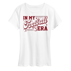 Women's - Instant Message - In My Football Era Short Sleeve Graphic T-Shirt - 1 of 4
