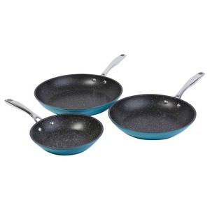 Curtis Stone Dura-Pan+ 3-piece Frypan Set Refurbished - 1 of 3