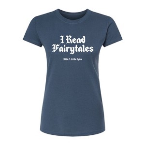 Women's - Instant Message - Read Spice Fairytales Fitted Graphic T-Shirt - 1 of 3