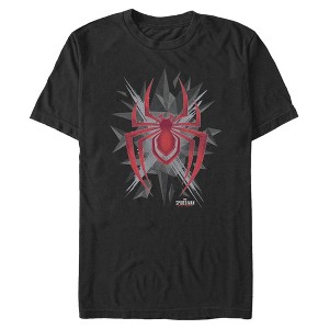 Men's Marvel Spider-Man: Miles Morales Shatter Logo T-Shirt - 1 of 4