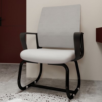 Lycvki Modern Metal Frame Office Chair with Soft and Comfortable