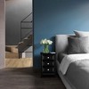 Bonnlo Upgraded Black Nightstand with Drawers, Night Stands for Bedrooms, Modern Bed Side Table - 4 of 4