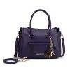MKF Collection Valeria Vegan Leather Women's Satchel Bag with Keyring by Mia K - 2 of 4