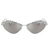 Swarovski SK 7009 40016G Womens Cat-Eye Sunglasses SIlver 55mm - 2 of 3