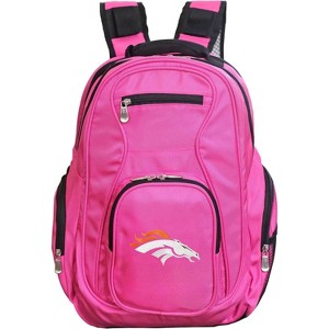 NFL Denver Broncos Premium 19" Laptop Backpack - Pink - 1 of 1