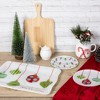 Pavilion Gift Company - Holiday - 8" Glass Appetizer Plates (Set of 2) - Serving Platters - 4 of 4