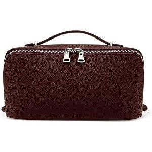 Large Capacity Travel Makeup Bag,Waterproof Portable Open Flat with Divider and Handle. - 1 of 4