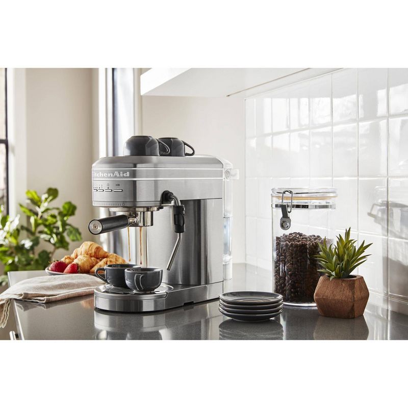 KitchenAid Semi-Automatic Espresso Machine - Brushed Stainless Steel, 4 of 11
