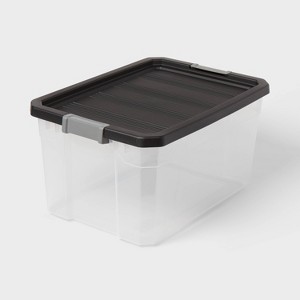 76qt Heavy Duty Latching Clear Storage Box - Brightroom™ - 1 of 3