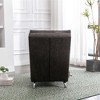 Kumasinova Electric Massage Recliner Chair with 5 Modes, Linen Upholstered Chaise Lounge with Remote Control & Side Pocket, Tufted Accent Chair - 4 of 4