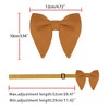 Allegra K Men's Pre-tied Solid Color Formal Party Prom Velvet Bow Ties One Size - 4 of 4