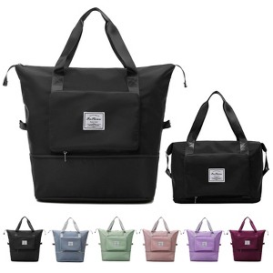 Generic Large Capacity Folding Travel Bag, Lightweight Waterproof Luggage Bag - 1 of 4