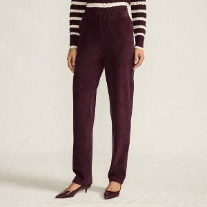 Lands' End Women's Sport Knit High Rise Corduroy Pants - 1 of 4