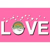 Girl's Star Wars: The Mandalorian Grogu Love Bassinet Crop T-Shirt - 2 of 3