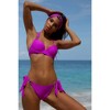 Moda Minx Amour 'Amethyst' Push Up Crystal Bikini Top - 3 of 4