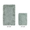 Shaggy Border Collection 2-Piece Bath Rug Set 100% Cotton Tufted Weave Ruffle Border Pattern Bathroom Rug for Machine Washable Bathmat - 2 of 4