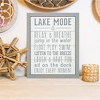 Pavilion Gift Company - Lake Mode - 12" x 15" MDF Sign - Wall Sign Panels - 2 of 4
