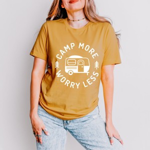 Simply Sage Market Camp More Worry Less Camper Short Sleeve Tee - 1 of 4