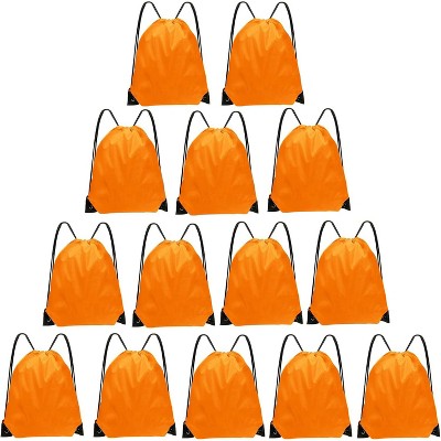 Bulk Drawstring Bags for Party Favors, Lightweight Sackpacks for Gym, School Events, Team Sports & Giveaways