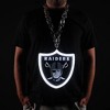NFL Fan Chain, Big Neon Light Up Team Logo - Las Vegas Raiders - 3 of 4