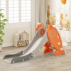Safstar 4-in-1 Toddler Slide with Basketball Hoop & Ball Ring Toss Game Easy Assembly - 3 of 4
