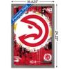 Trends International NBA Atlanta Hawks - Maximalist Logo 23 Framed Wall Poster Prints - 3 of 4