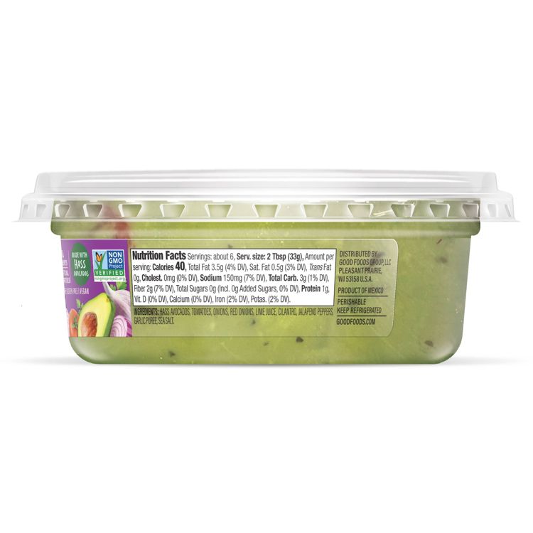 Good Foods Chunky Traditional Guacamole - 7oz, 6 of 9