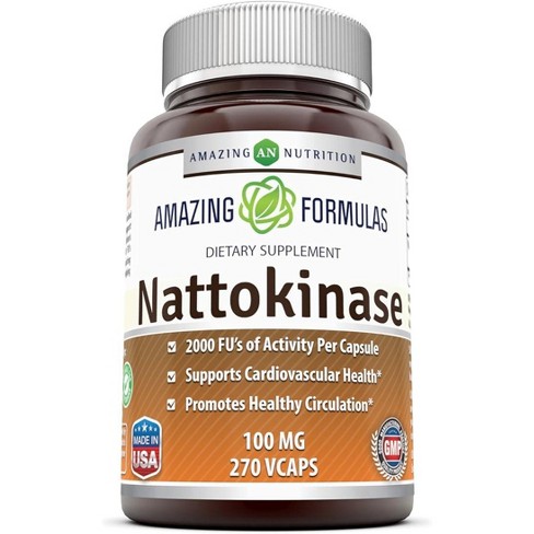 Amazing Formulas Nattokinase 100 Mg 270 Capsules - image 1 of 1