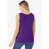 Woman Within Plus Size Beaded Tank Top - 3 of 4