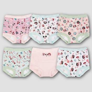 Hanes Toddler Girls' 6pk Training Briefs - Colors May Vary 2t-3t