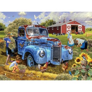 Sunsout Hay Harvestng 500 pc   Jigsaw Puzzle 61907 - 1 of 4