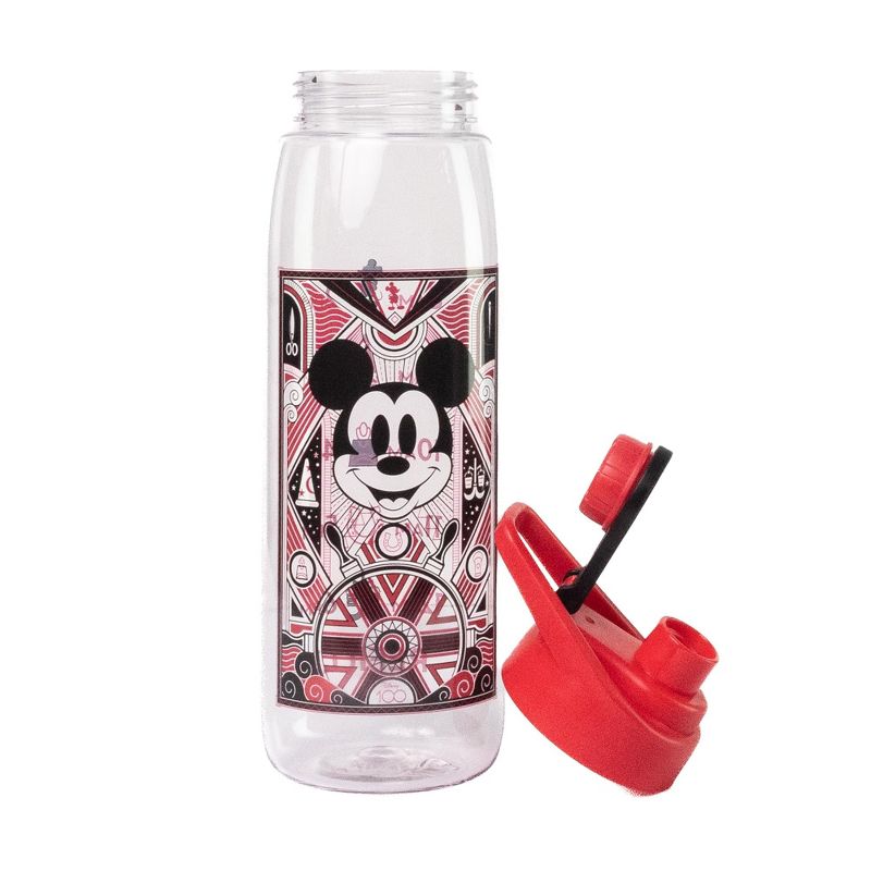 Silver Buffalo Disney 100 Captain Mickey Mouse Water Bottle With Timetable | Holds 28 Ounces, 3 of 8
