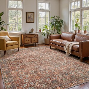 Abynow Medallion Faded Persian Indoor Area Rug - 1 of 4