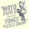 Men's The Simpsons Homer Moto Finals T-Shirt - image 2 of 4