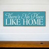 Slickblue No Place Like Home Sign, 3.5x10 Rustic Pine Wood Plaque, Multiple Color Options, Hanging or Shelf - 2 of 3