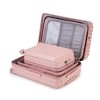 20"/24"/28" 3 pcs/set in ABS Spinner Wheel Luggage, Carry on Suitcase with Cup Holder & USB Port & Phone Holder - 4 of 4