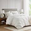 3Pcs Fluffy Waffle Weave Duvet Set, Modern Chic Style Soft & Breatheable Bedding for All Seasons, Lightweight Solid Bed Set with Pillow Cases - 2 of 4