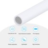 Unique Bargains Water Plumb DIY Crafts High Impact Rigid Round Pipes 8" Length ID 0.24" OD 0.31" White - 3 of 4