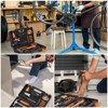 57 Piece Tool Set, Portable Small Tool Kit, General Household Hand Kit with Plastic Toolbox Storage Case for Home Maintenance - 4 of 4